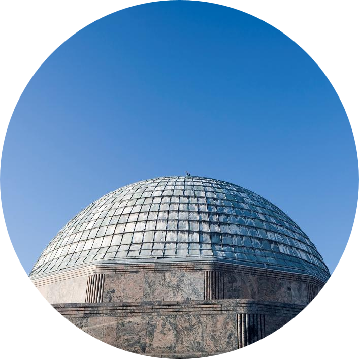 Dome at the Chicago planetarium