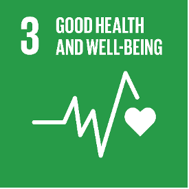 SDG 3 logo good health and well-being