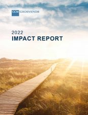 2022 GCM Grosvenor Impact Report Cover